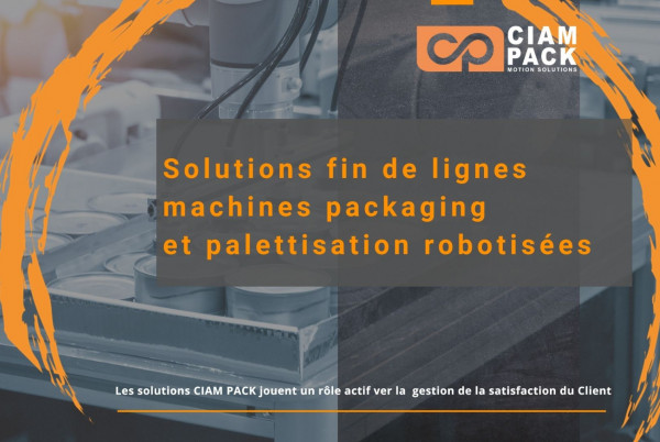 Solutions fin de ligne machines packaging et palettisation robotisées