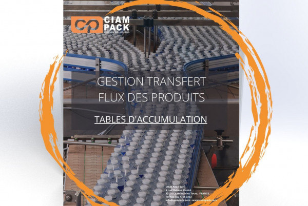 Gestion transfert flux des produits       TABLES D'ACCUMULATION